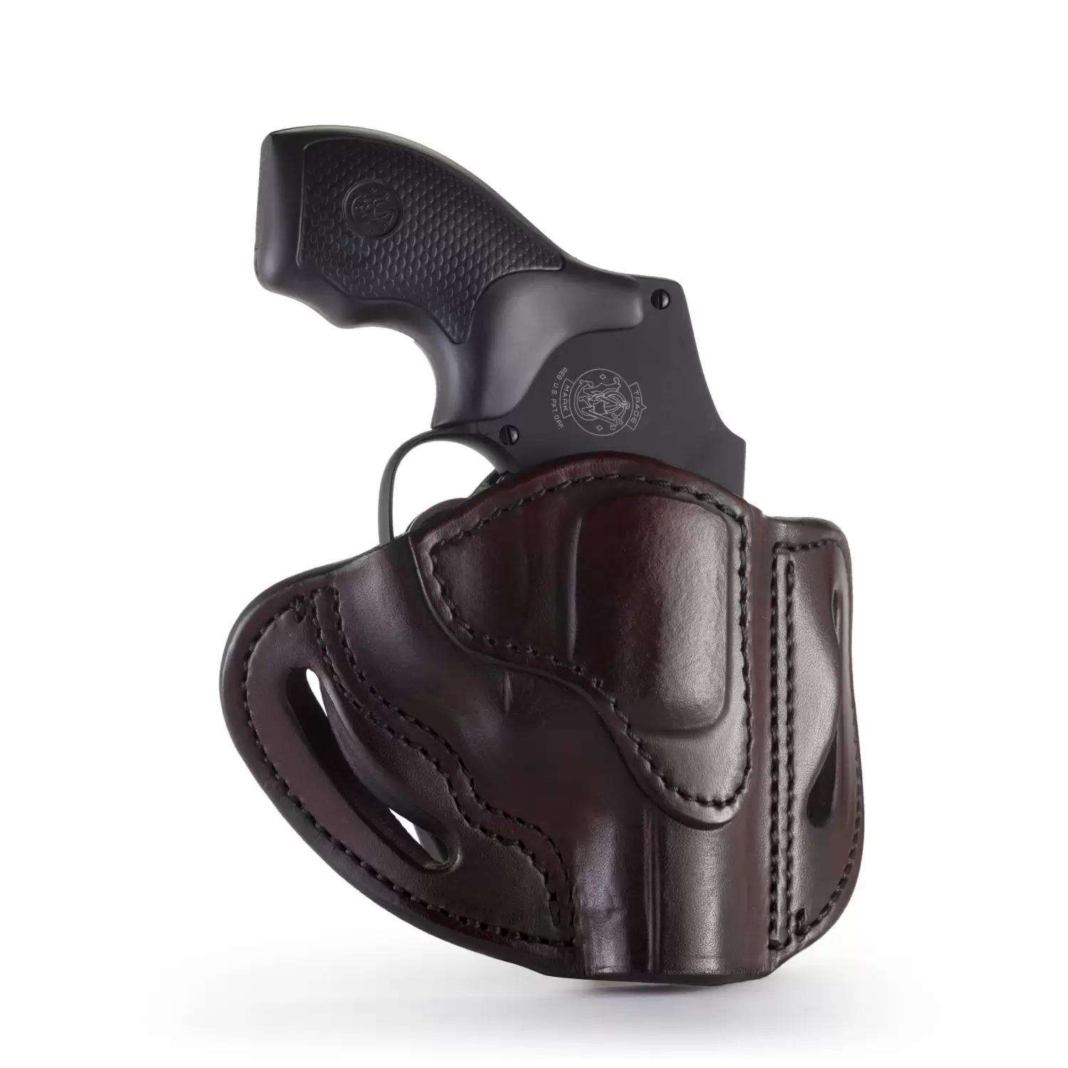 1791 Gunleather RVH1CBRR RVH1 Ruger LCR/S&W J-Frame Classic Brown Leather