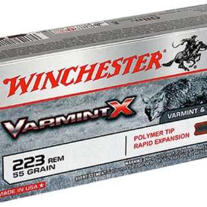 Winchester Ammo X223P Varmint X  223 Rem 55 gr Polymer Tip 20 Bx/ 10 Cs