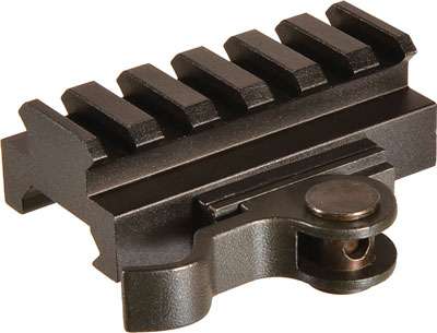 Aimshot MT61172 Quick Release Rail Mount Picatinny Style Aluminum Black for AR Platform