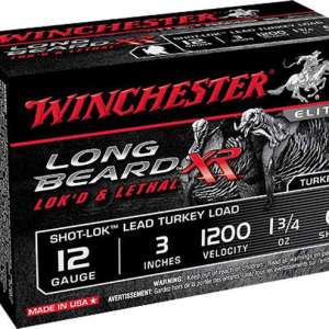 Winchester Ammo STLB1236 Long Beard XR Shot-Lok 12 Gauge 3" 1 3/4 oz 6 Shot 10 Bx/ 10 Cs