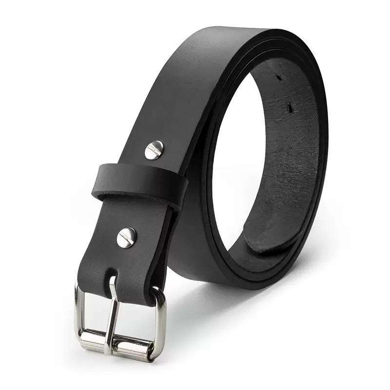 1791 Gunleather BLT014044SBLA Gun Belt 01  40"-44" Leather Stealth Black