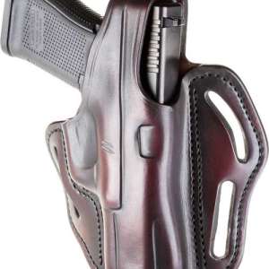 1791 Gunleather BHX3SBRR BHX Black Leather OWB Glock 19/Sig P228/S&W MP9,40/XD9,40 Right Hand
