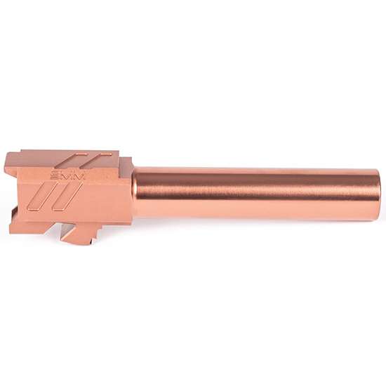 ZEV BBL19PROBRZ Pro Match 9mm Luger fits Glock 19 Gen1-4 Bronze 416R Stainless Steel