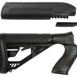 Adaptive Tactical 02006 EX Performance Mossberg 500/88/590 12 Gauge Stock w/PG/Forend Polymer Black