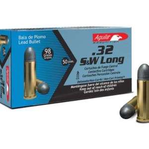 Aguila 1E322340 Pistol  32 S&W Long 98 gr Lead Round Nose (LRN) 50 Bx/ 20 Cs