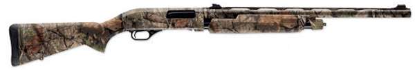 Winchester Guns 512307690 SXP Turkey Hunter Pump 20 Gauge 24" 4+1 3" Fixed w/Textured Gripping Panels Stock Aluminum Alloy Receiver with overall Mossy Oak Break-Up Country Finish