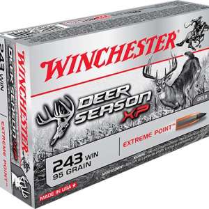 Winchester Ammo X243DS Deer Season XP  243 Win 95 gr Extreme Point 20 Bx/ 10 Cs