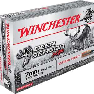 Winchester Ammo X7DS Deer Season XP 7mm Rem Mag 140 gr Extreme Point 20 Bx/ 10 Cs