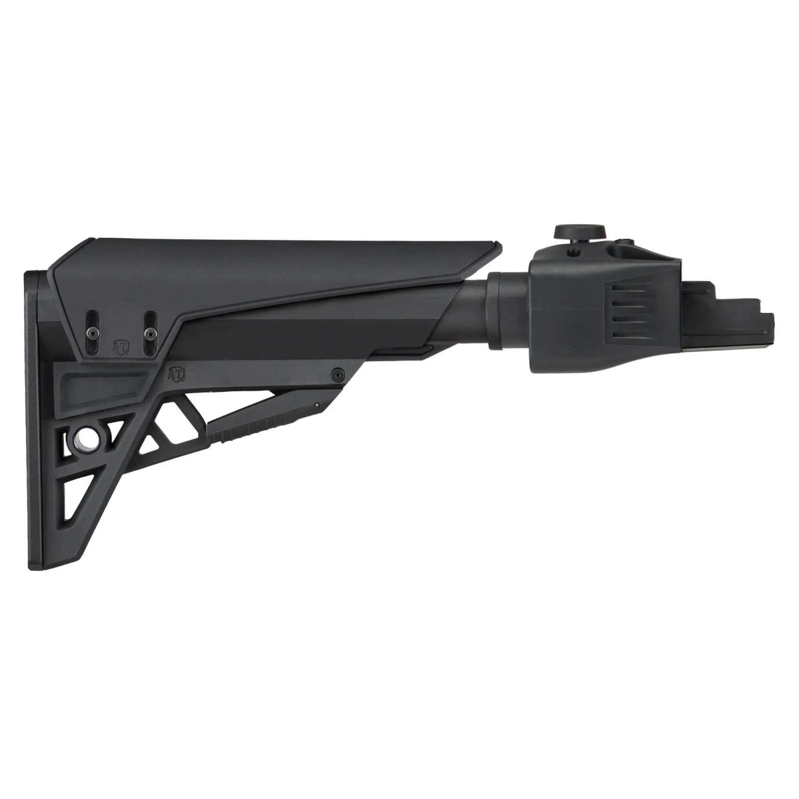 Advanced Technology B2101226 Strikeforce Rifle Stock Adj 6 Position TactLite Left Side Folding Black Synthetic for AK-47