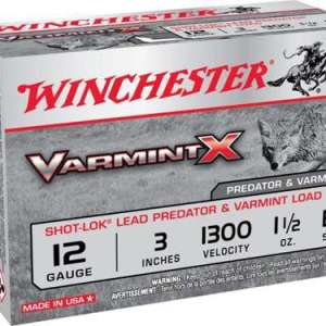 Winchester Ammo X123VBB Varmint X Shot-Lok 12 Gauge 3" 1 1/2 oz BB Shot 10 Bx/ 10 Cs