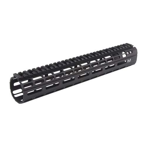 Aero Precision APRA100217C Gen 2 Handguard Enhanced with M-LOK AR15/M4 Black Hardcoat Anodized 6061-T6 Aluminum 12"
