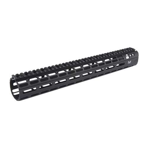 Aero Precision APRA100218C Gen 2 Handguard Enhanced AR15/M4 Black Hardcoat Anodized Aluminum 15" M-LOK