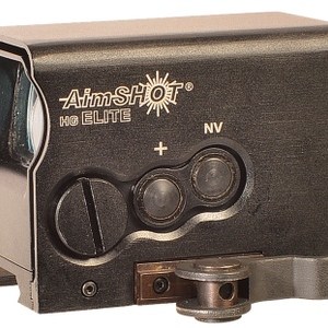 Aimshot HGELITECGREE HG Elite 1x 34mm 65 MOA Circle/2 MOA Green Dot CR2 Black