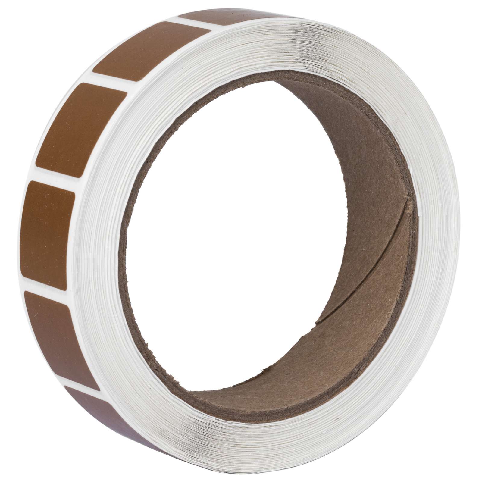 ACTION TARGET INC PAST/BR Square Target Pasters  7/8" 1000 Per Roll Brown