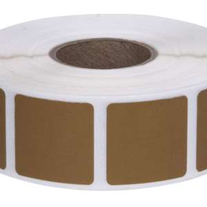 ACTION TARGET INC PAST-CB Square Target Pasters 7/8" 1000 Per Roll Cardboard