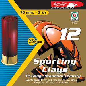 Aguila 1CHB1248 Competition 12 Gauge 2.75" 1 1/8 oz 8 Shot 25 Bx/ 10 Cs