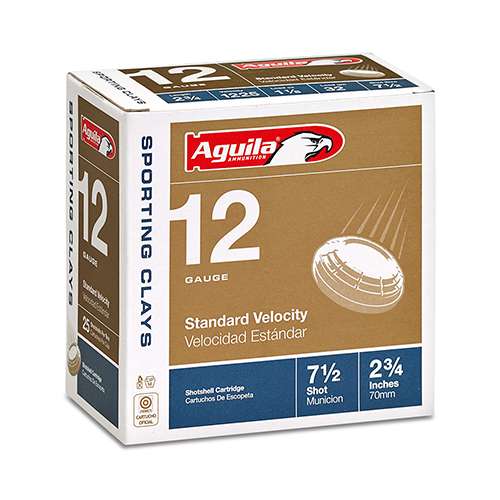 Aguila 1CHB1250 Competition 12 Gauge 2.75" 7/8 oz 7.5 Shot 25 Bx/ 10 Cs