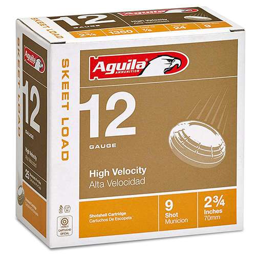 Aguila 1CHB1254 Competition 12 Gauge 2.75" 7/8 oz 9 Shot 25 Bx/ 10 Cs
