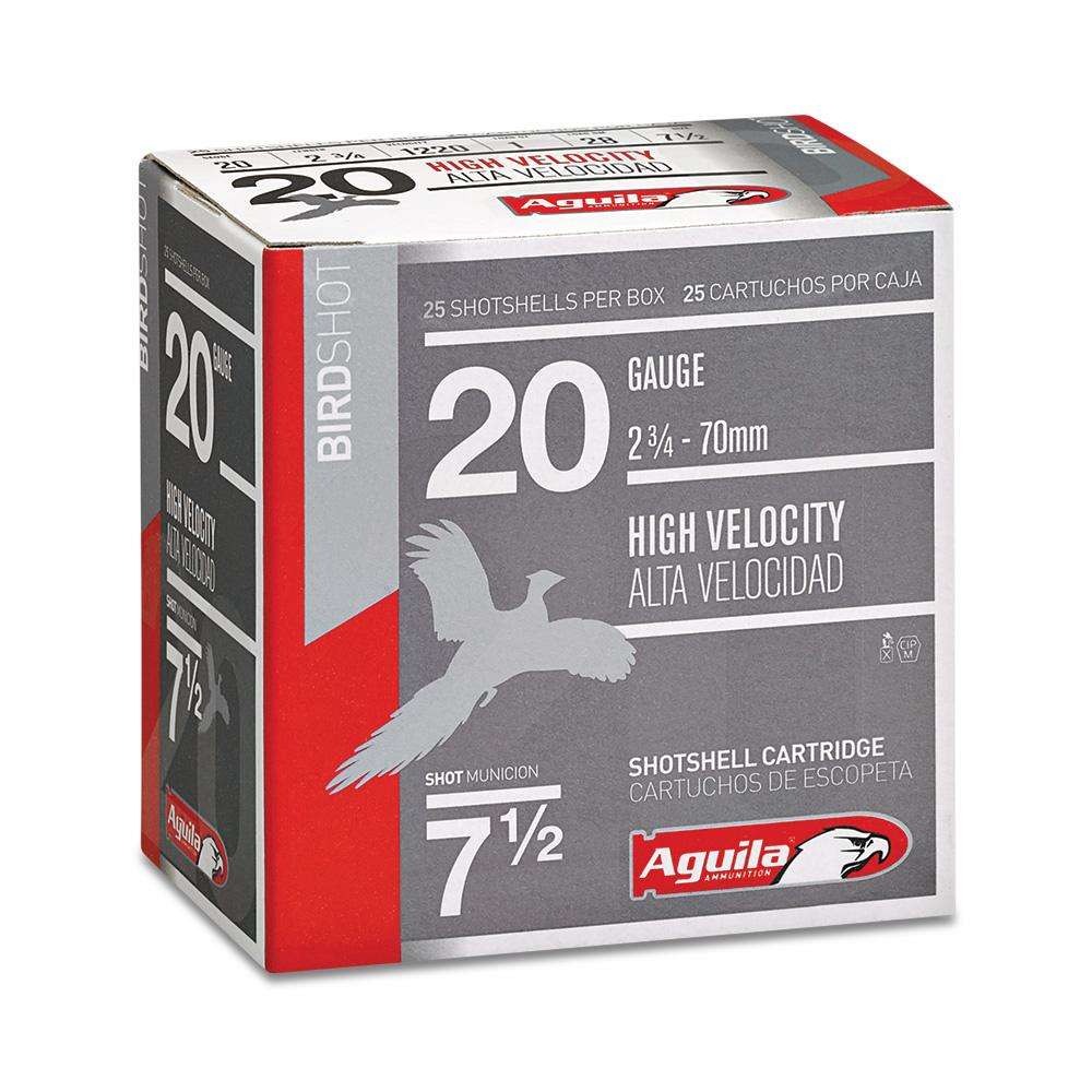Aguila 1CHB2048 Field  20 Gauge 2.75" 1 oz 8 Shot 25 Bx/ 10 Cs