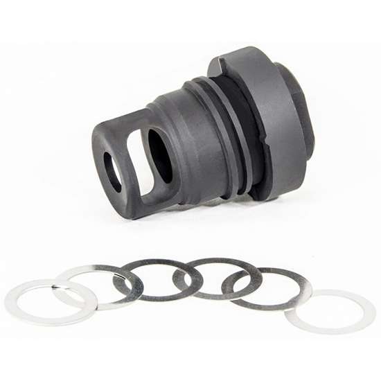 Yankee Hill 3102-1MB-28A Mini Phantom Q.D. Muzzle Brake 223 Rem,5.56 NATO 1/2"x28 Black Melonite Steel