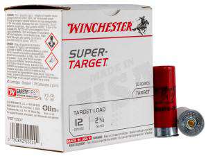 Winchester Ammo TRGT213507 Super Target  12 Gauge 2.75" 7/8 oz 7.5 Shot 25 Bx/ 10 Cs