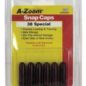 A-Zoom 16118 Revolver Snap Caps38 Special 6 Pkg.