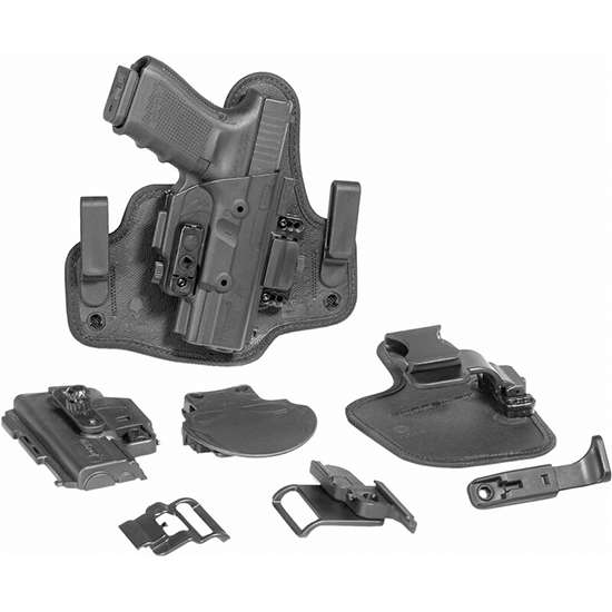 Alien Gear Holsters SSHK0136RHR1 ShapeShift Core Carry Pack Black Polymer IWB/OWB Ruger SR9c Right Hand