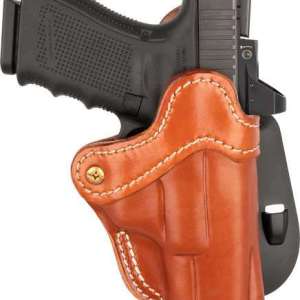1791 Gunleather ORPDH21CBRR PDH-2 Classic Brown Leather OWB Glock 17/S&W Shield/Sprgfld XD9 Right Hand