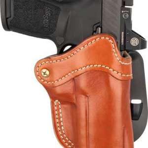 1791 Gunleather ORPDH24CBRR PDH-2  Classic Brown Leather OWB Sig P320/Sprgfld XD-M/Walther PPQ Right Hand