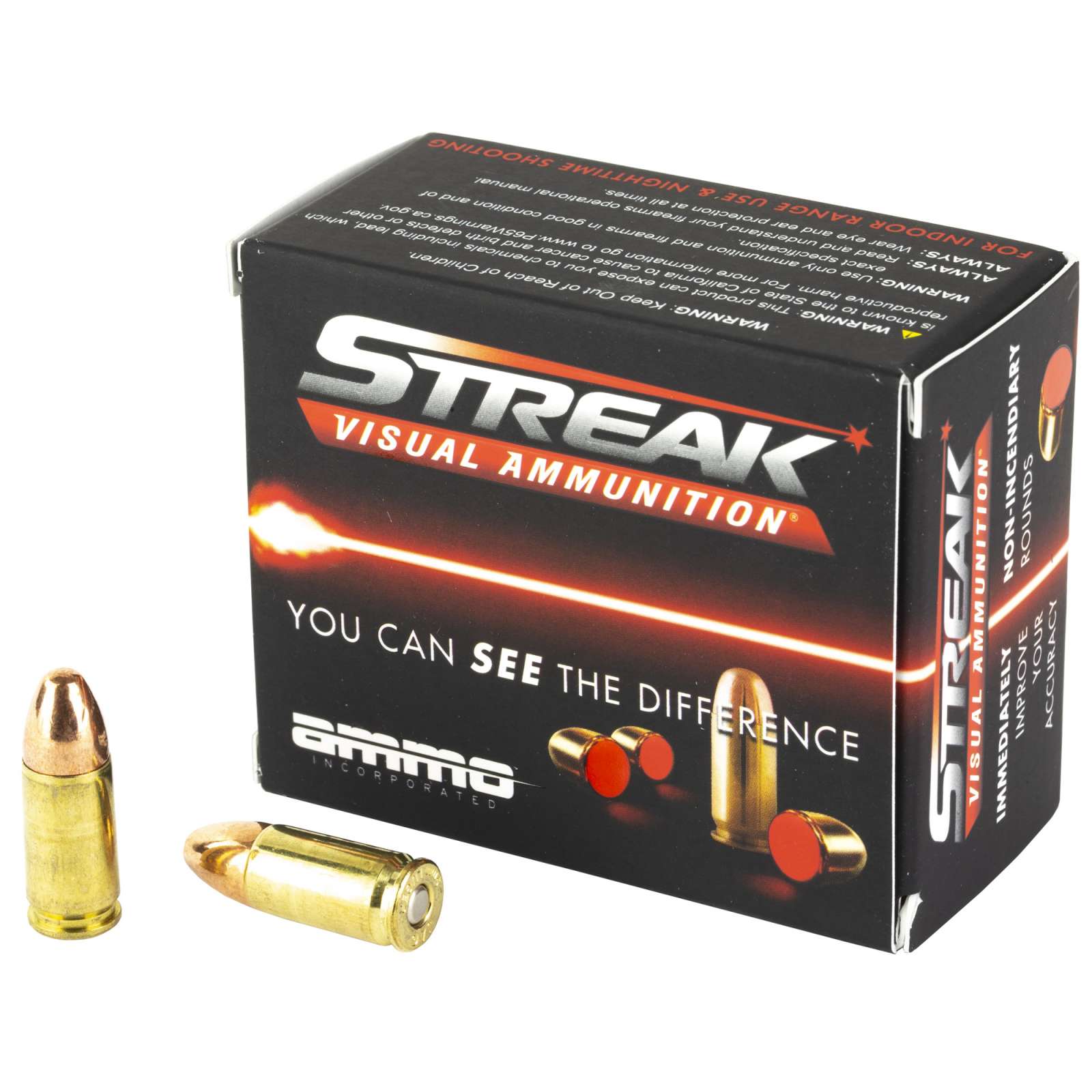 AI STREAK 9MM 124GR TMC - RED 20/10