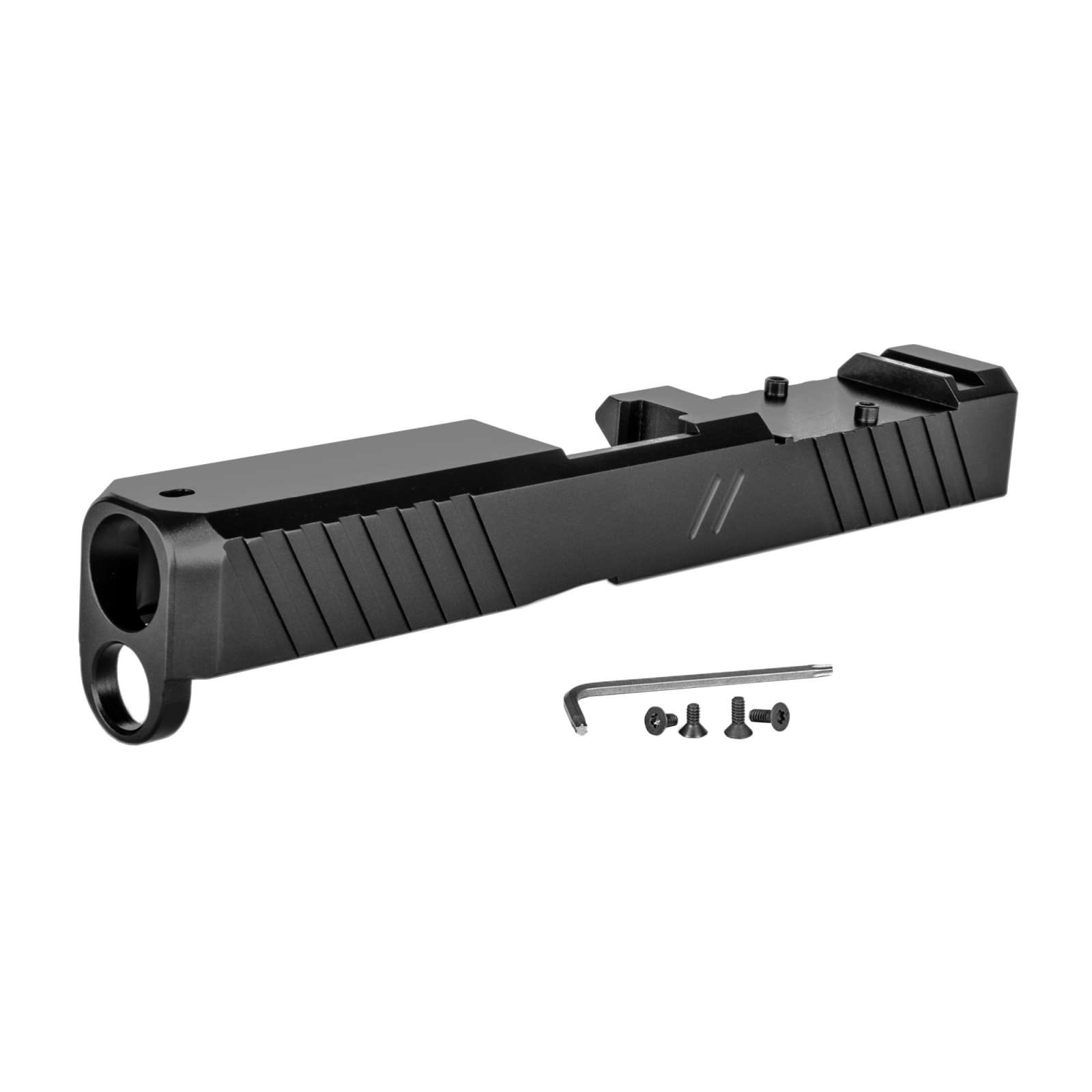ZEV SLDZ195GDUTYRMRBLK Duty RMR Stripped compatible with Glock 19 Gen5 Black 17-4 Stainless Steel