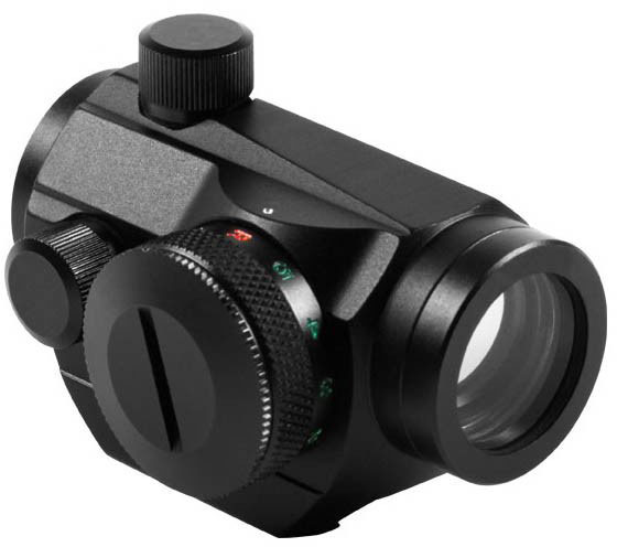 Aim Sports RTDT125 Micro Dot 1x 20mm 4 MOA Dual Illuminated Red/Green Dot CR2032 Lithium Black