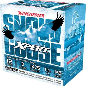Winchester Ammo WXS12312 Xpert Snow Goose High Velocity 12 Gauge 3" 1 1/4 oz 1,2 Shot 25 Bx/ 10 Cs