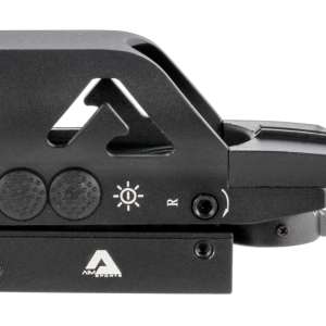 Aim Sports RT506C Reflex Full-Size 1x 34mm Dual Illuminated Red/Green 4 Pattern Black Anodized