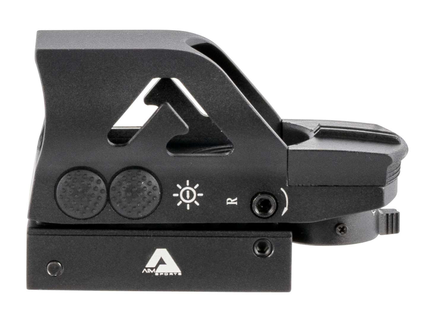 Aim Sports RT506C Reflex Full-Size 1x 34mm Dual Illuminated Red/Green 4 Pattern Black Anodized