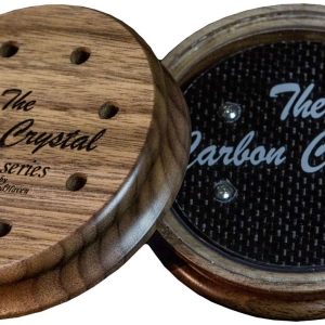 WOODHAVEN CUSTOM CALLS WH057 Carbon Crystal Friction Call Turkey Yelps, Purrs, Clucks, Cutts