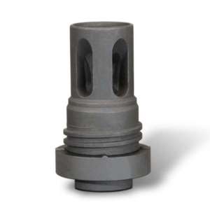 Yankee Hill 431536A Mini QD  Flash Hider 5.56 NATO Black Phosphate 1/2"-36 tpi