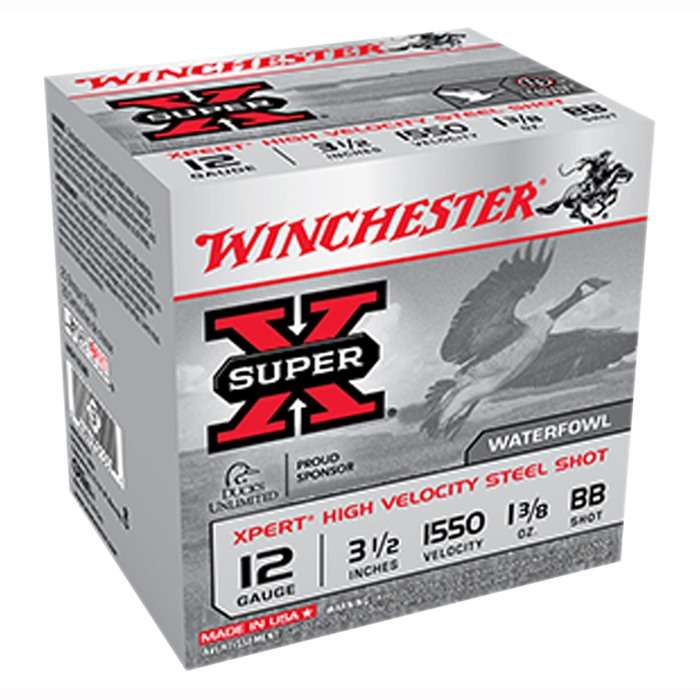 Winchester Ammo WEX12LBBVP Super X Xpert High Velocity 12 Gauge 3.5" 1 3/8 oz BB Shot 75 Bx/ 5 Cs (Value Pack)