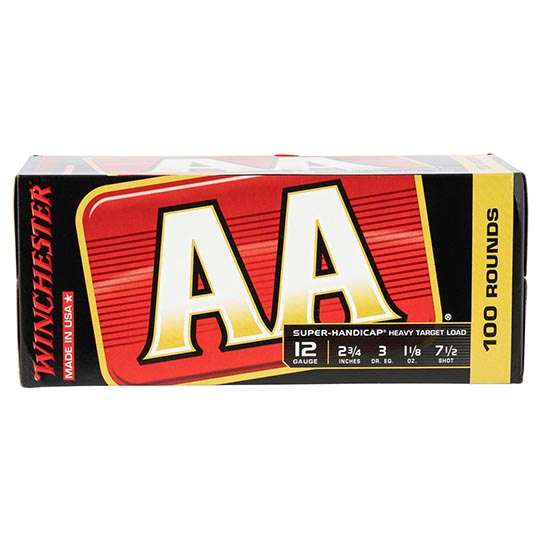 Winchester Ammo AAHA127VP AA Target 12 Gauge 2.75" 1 1/8 oz 7.5 Shot 100 Bx/ 2 Cs (Value Pack)
