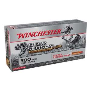 Winchester Ammo X300SDSLF Deer Season XP Copper Impact 300 WSM 150 gr Extreme Point 20 Bx/ 10 Cs