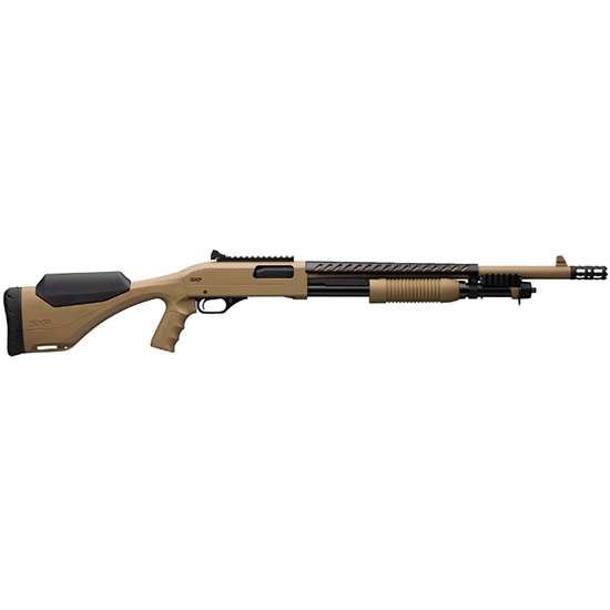 Winchester Guns  SXP Extreme Defender Flat Dark Earth 12 Gauge 18" 3" 5+1 2.75" Shells Fixed w/Adjustable Comb, Pistol Grip Stock