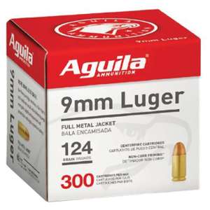 AGU 9MM 124GR FMJ 300RD