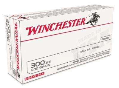 Winchester Ammo USA300BXVP USA Value Pack 300 Blackout 200 gr Open Tip 60 Bx/ 4 Cs
