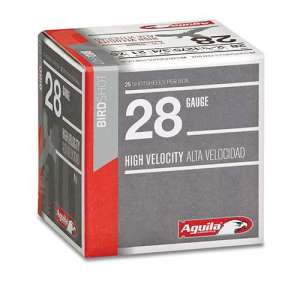 AGUILA FIELD LOAD SHOTSHELL AMO 28GA #6 2-3/4IN 1OZ.25RD (10 BOXES PER CASE)