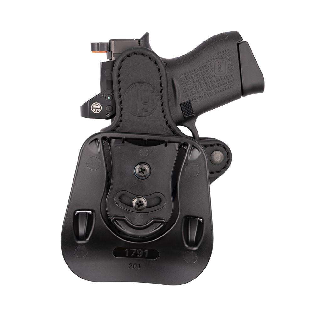 1791 PDHC PADDLE HOLSTER MULT- FIT OR RH SIG P365/SIM BLACK
