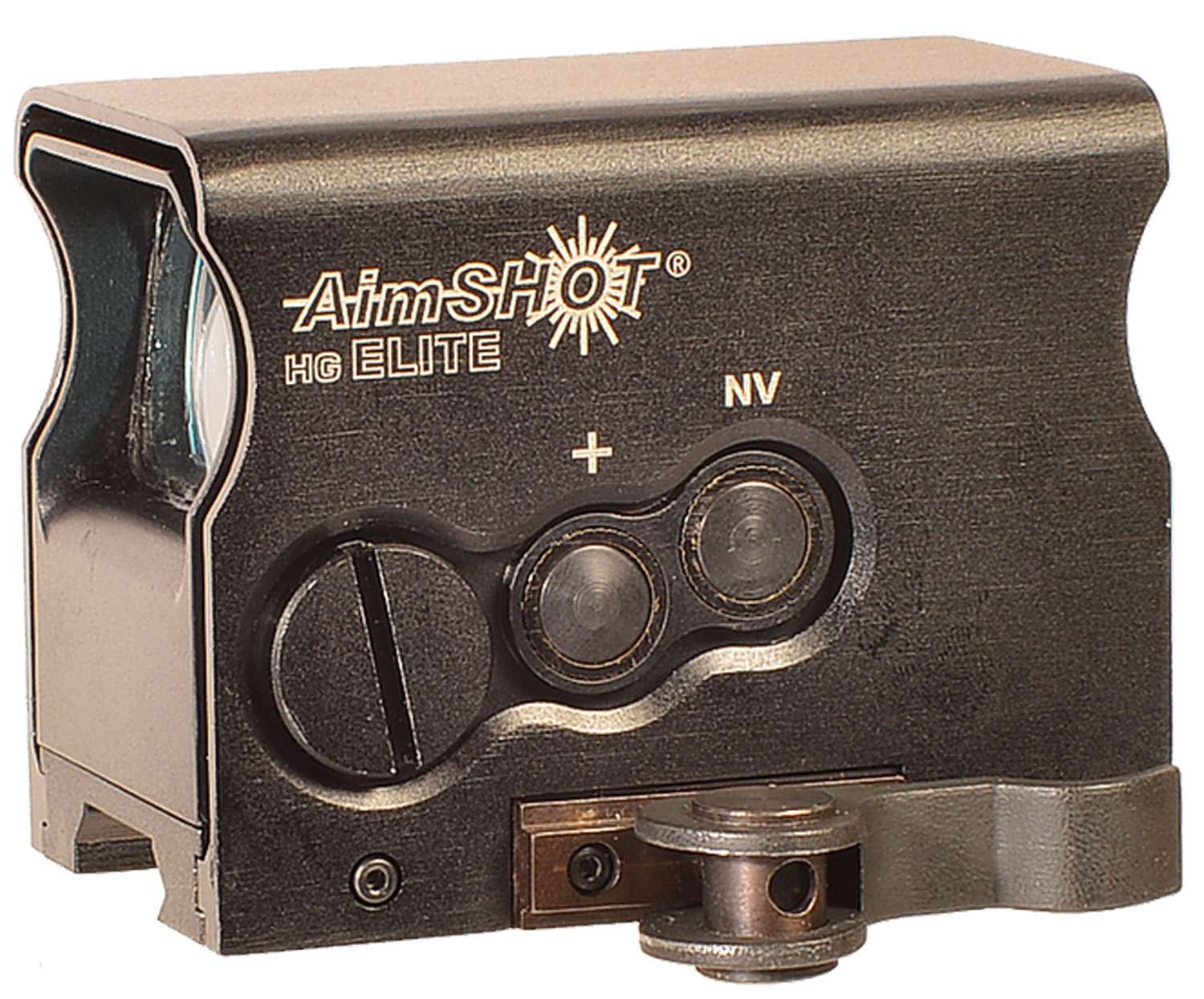 Aimshot HGELITEBGREE HG Elite 1x 34mm 2 MOA Green Crosshair CR2 Black