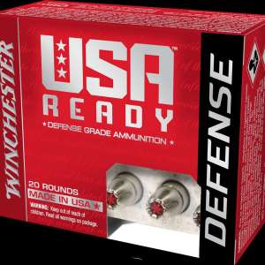 WINCHESTER USA READY AMO 9MM 124GR HEX-VENT HP 20RD (10 BOX CASE)