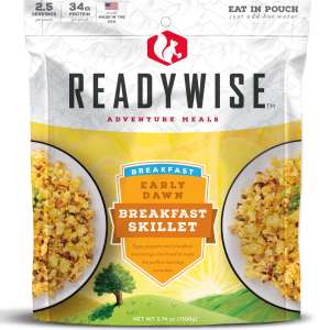 Wise Foods RW05-012 Outdoor Food Kit Early Dawn Egg Scramble Breakfast Entree 6 Per Case 2.5 Servings Outdoor Camping Pouches