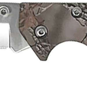 Accusharp 713C Lockback 3" Folding Plain Stainless Steel Blade Camo Handle