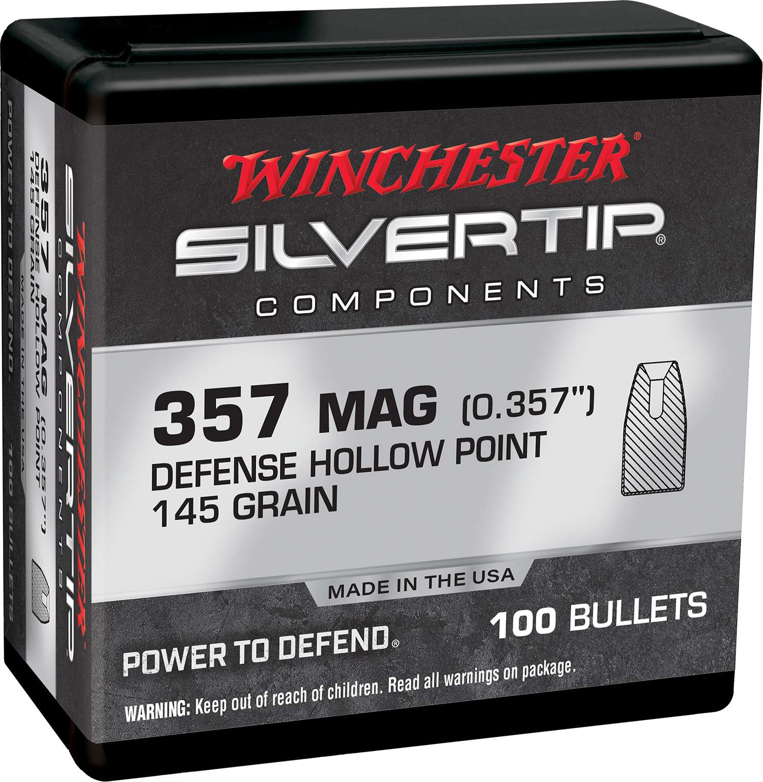 WIN WB357S145X BUL 357 145 STHP 100/10